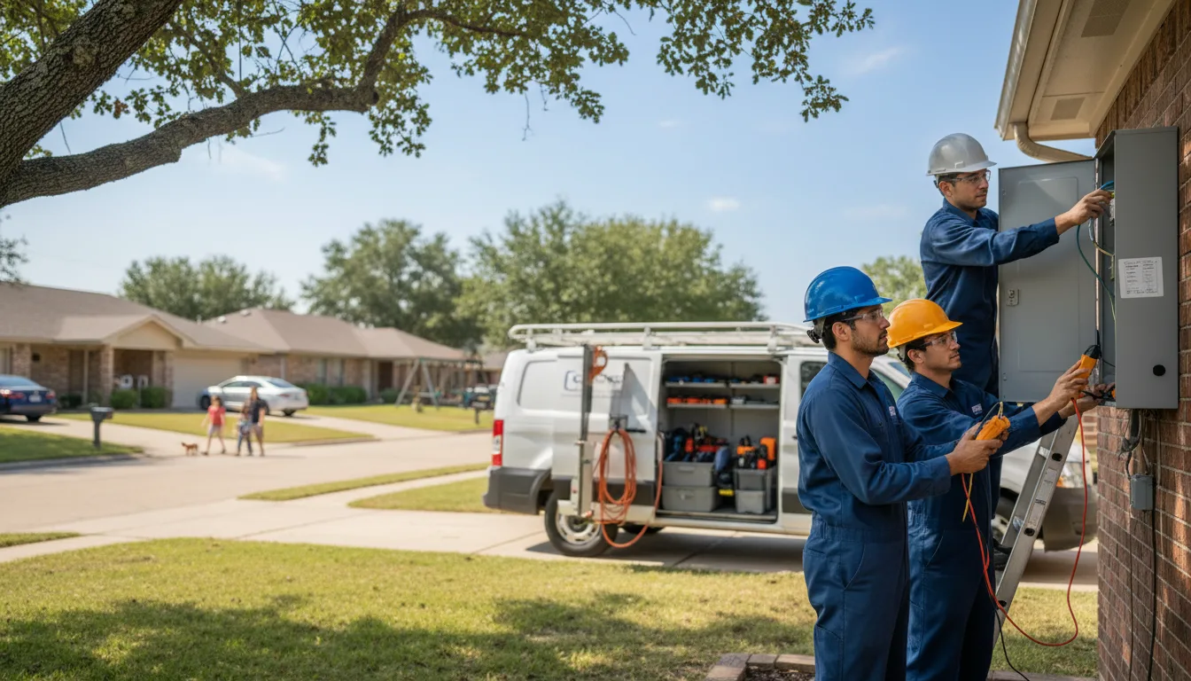 Certified electrician providing emergency electrical services in Manson, IA